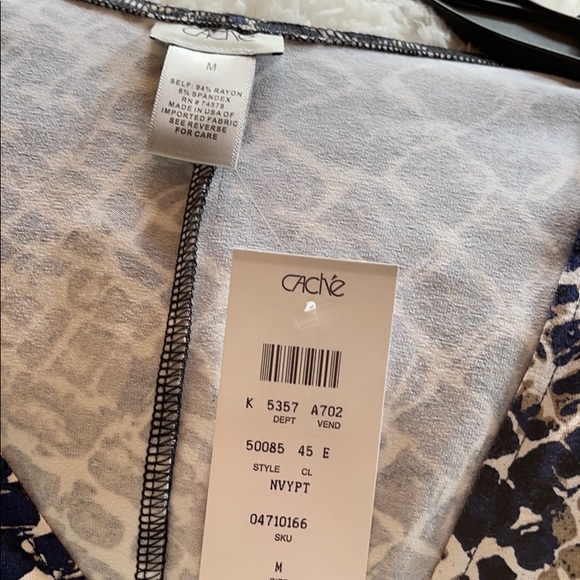 Caché Surplice Wrap Dress - Picture 3 of 3